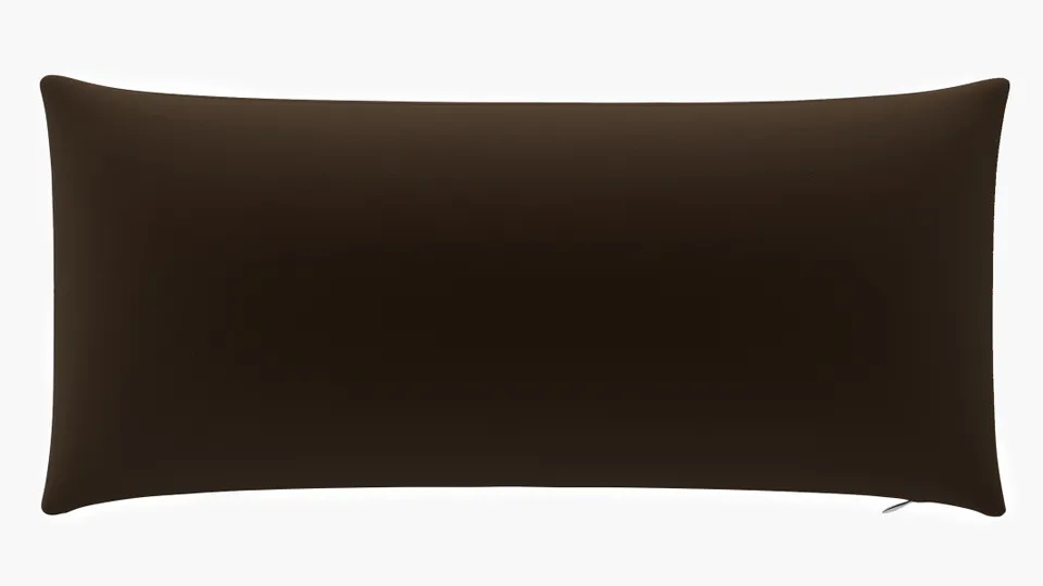 Throw Pillow 14" x 30", Bittersweet Performance Velvet, 14" x 30"