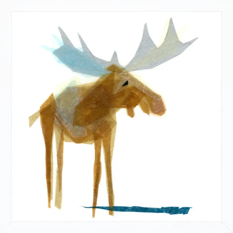 Heathcliff Moose by Darrah Gooden for Artfully Walls