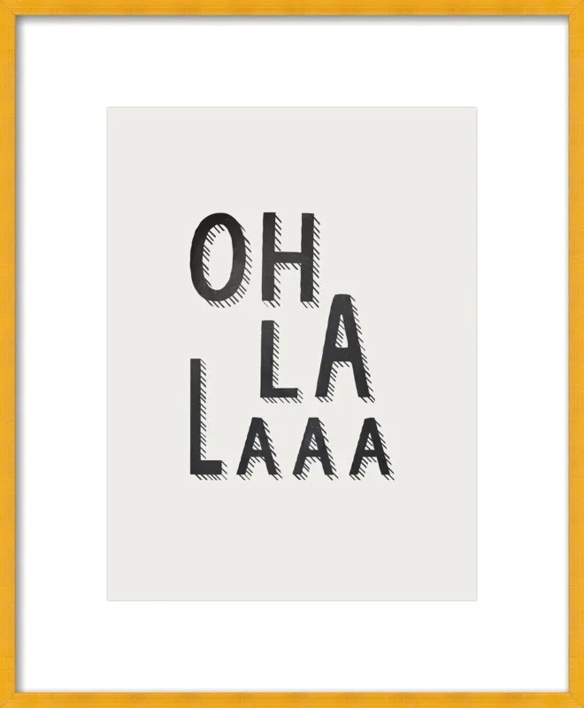 Oh la la by Lonneke de Roos - Kind of Style for Artfully Walls