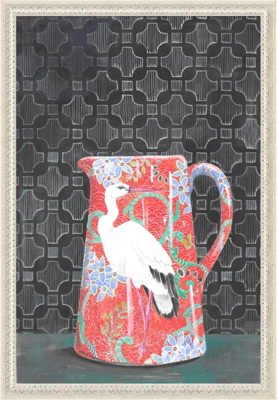 Red Vase by Miri Eshet for Artfully Walls