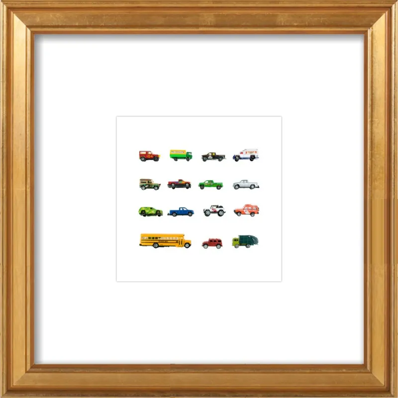 Vintage Toy Trucks by Jennifer Steen Booher for Artfully Walls