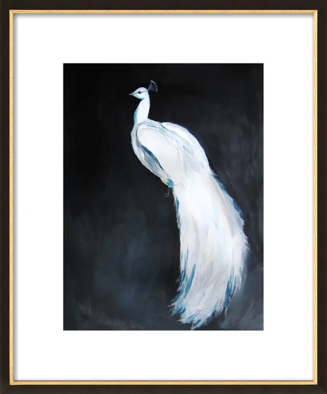 White Peacock II by Christine Lindstrom for Artfully Walls