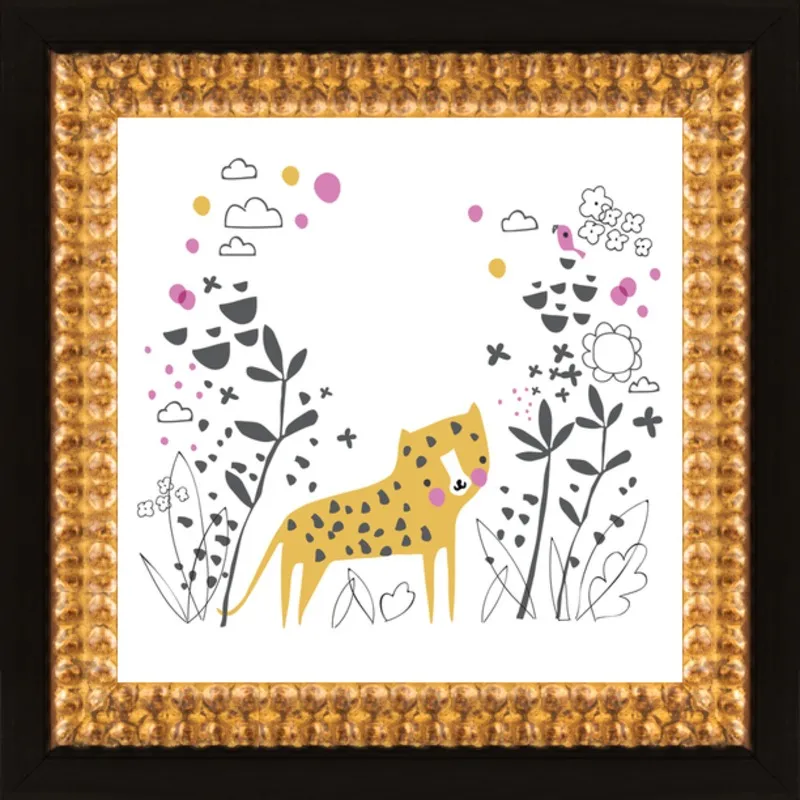 Little jungle leopard by Lizzie Mackay for Artfully Walls