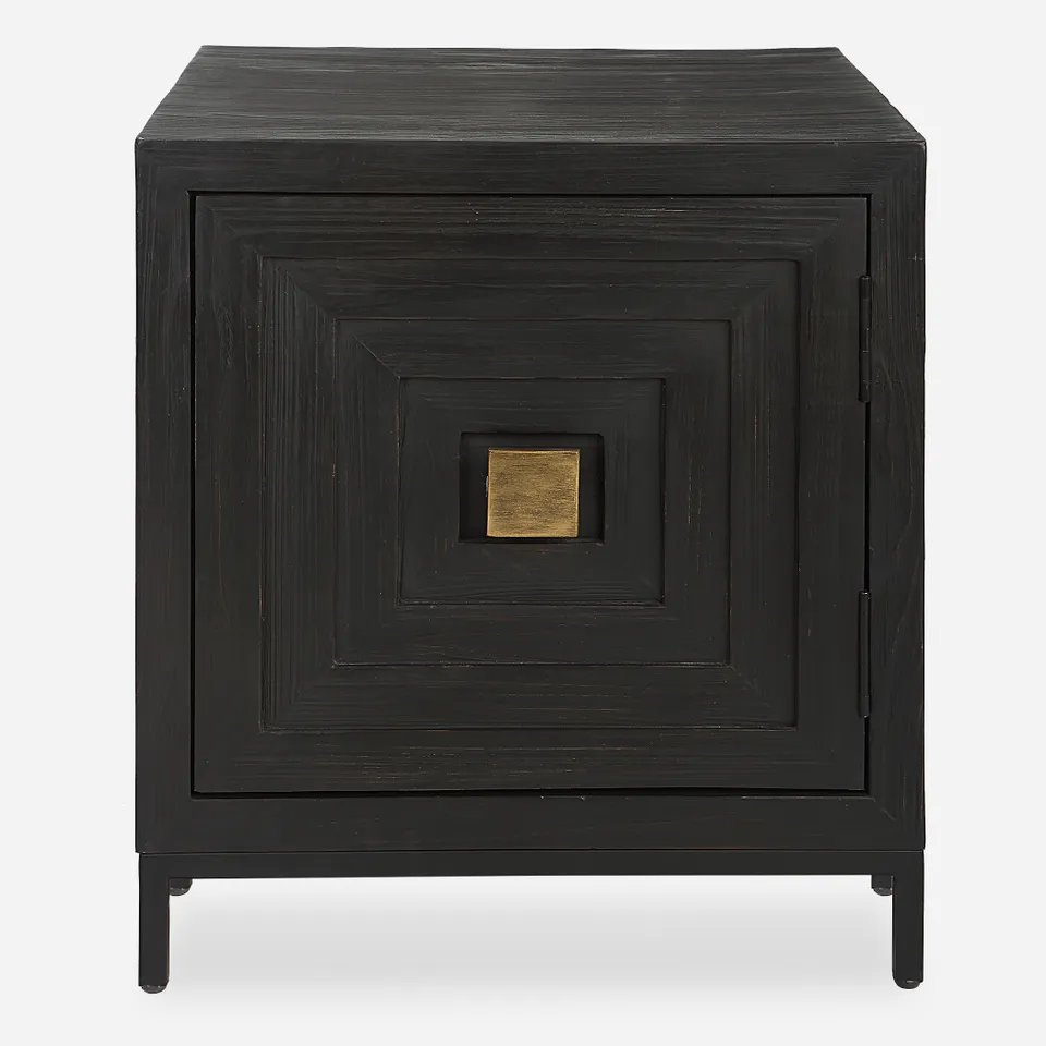 Aiken Geometric Cabinet / End Table