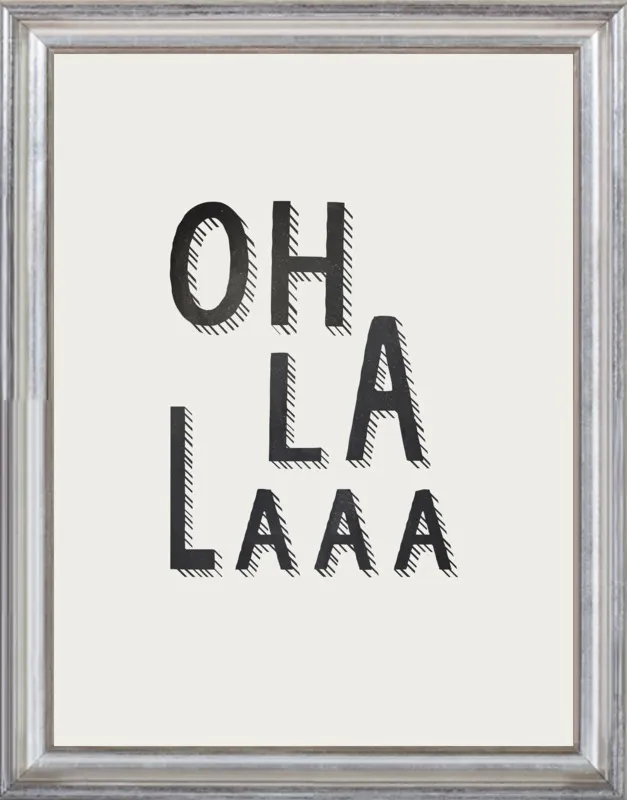 Oh la la by Lonneke de Roos - Kind of Style for Artfully Walls