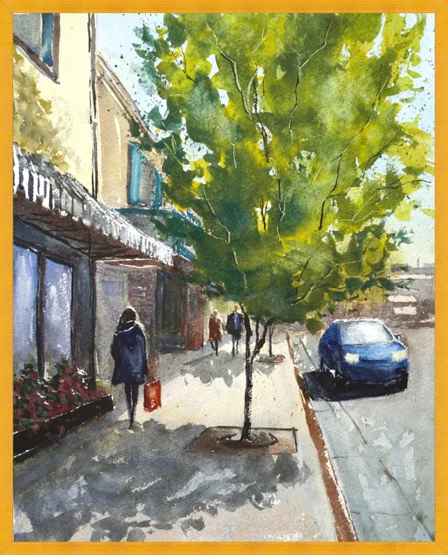 Shops in Laguna by Lauren Dusing for Artfully Walls