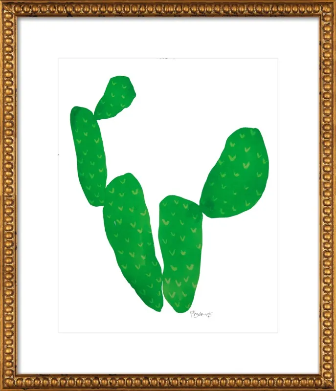 Green Cacti by Kate Roebuck for Artfully Walls