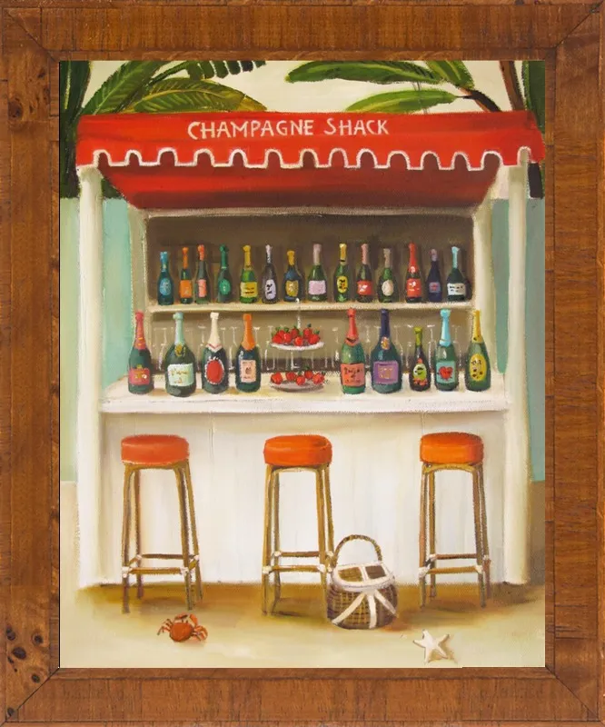Champagne Shack by Janet Hill for Artfully Walls