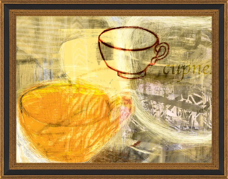 Still Life with Cups by Carmel Kushnir for Artfully Walls