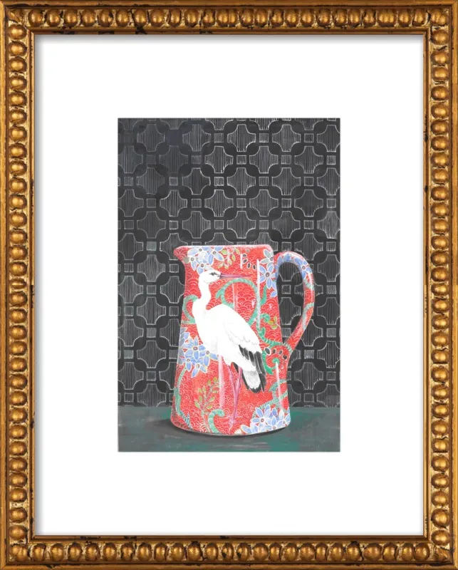 Red Vase by Miri Eshet for Artfully Walls