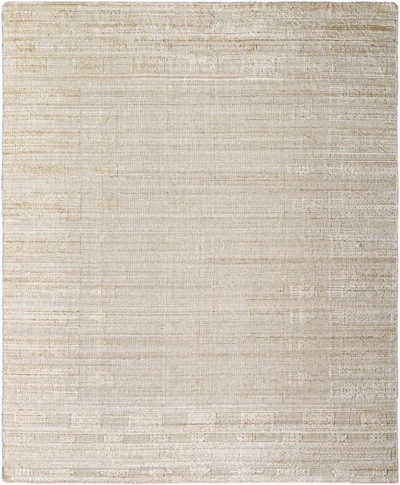 Jackie Beige Indoor 6' x 9' Handmade Rug