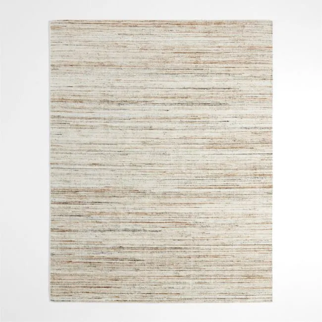 Antwerp Performance Handwoven Oatmeal White Area Rug 9'x12'