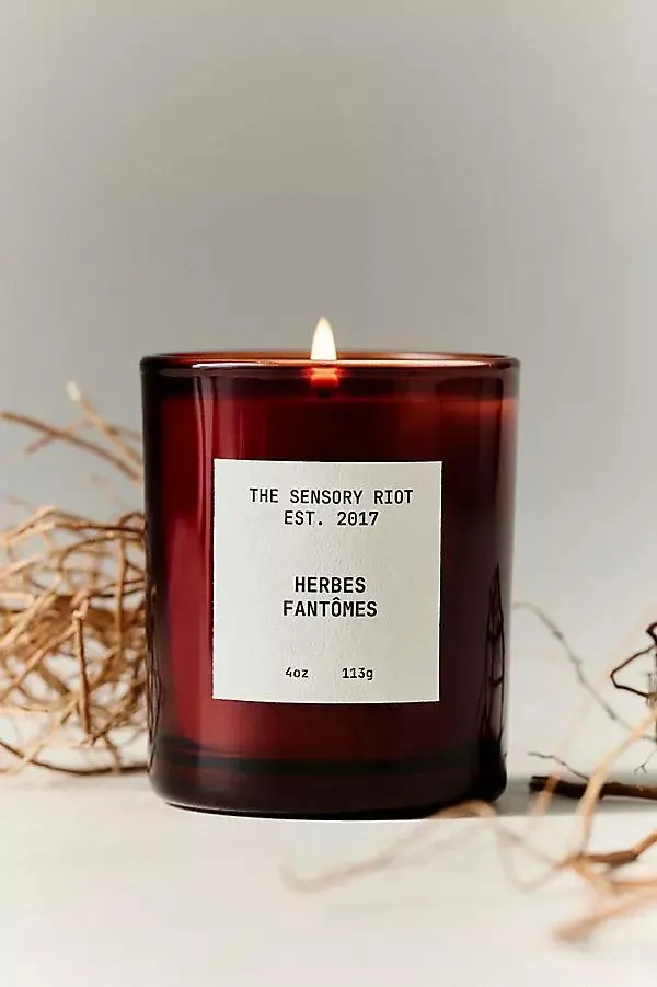 Woody Herbes Fantômes Boxed Glass Candle