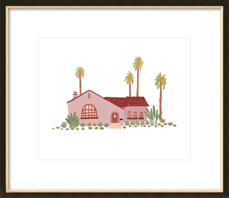 Pink Bungalow by Taylor Ann for Artfully Walls