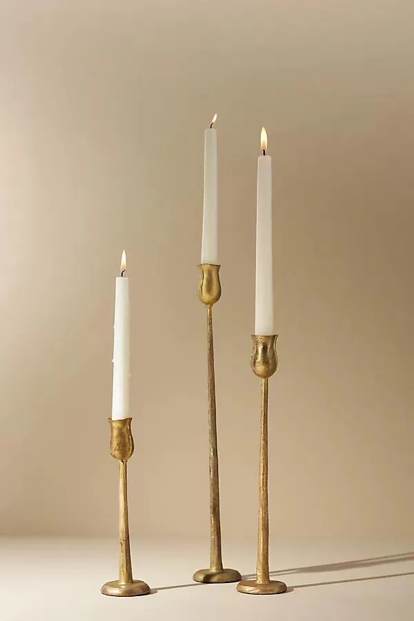 Aurora Metal Taper Candle Holder
