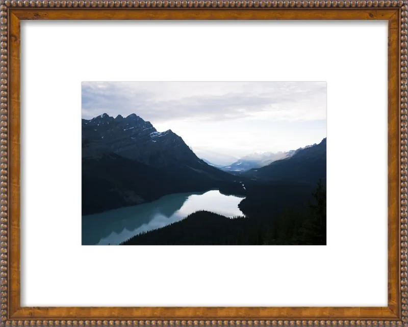 Summer Night on Peyto Lake  by Tracy Zhang for Artfully Walls