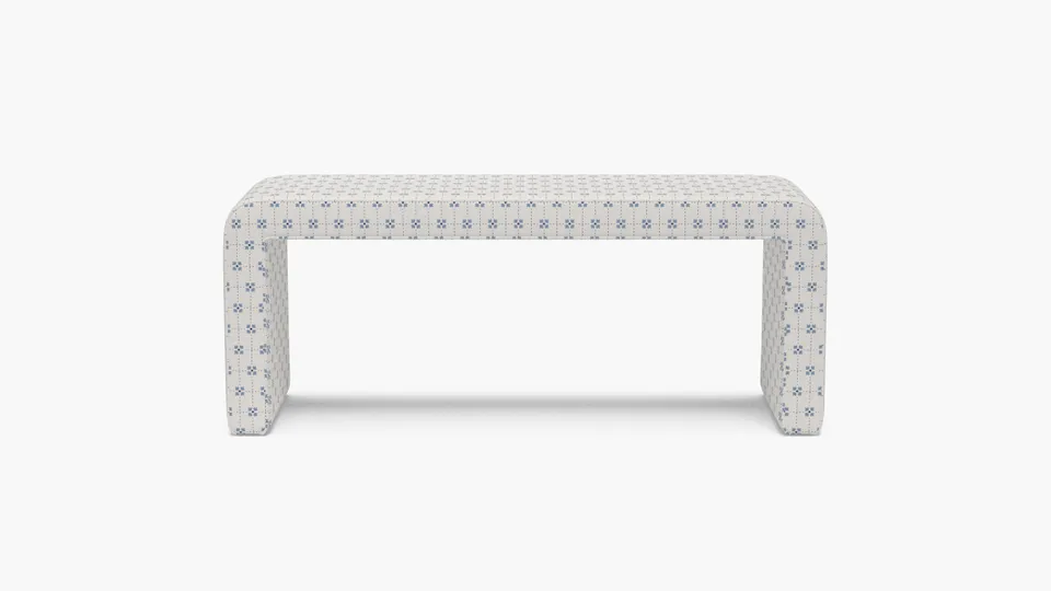 Waterfall Bench, Delft Meadow Check