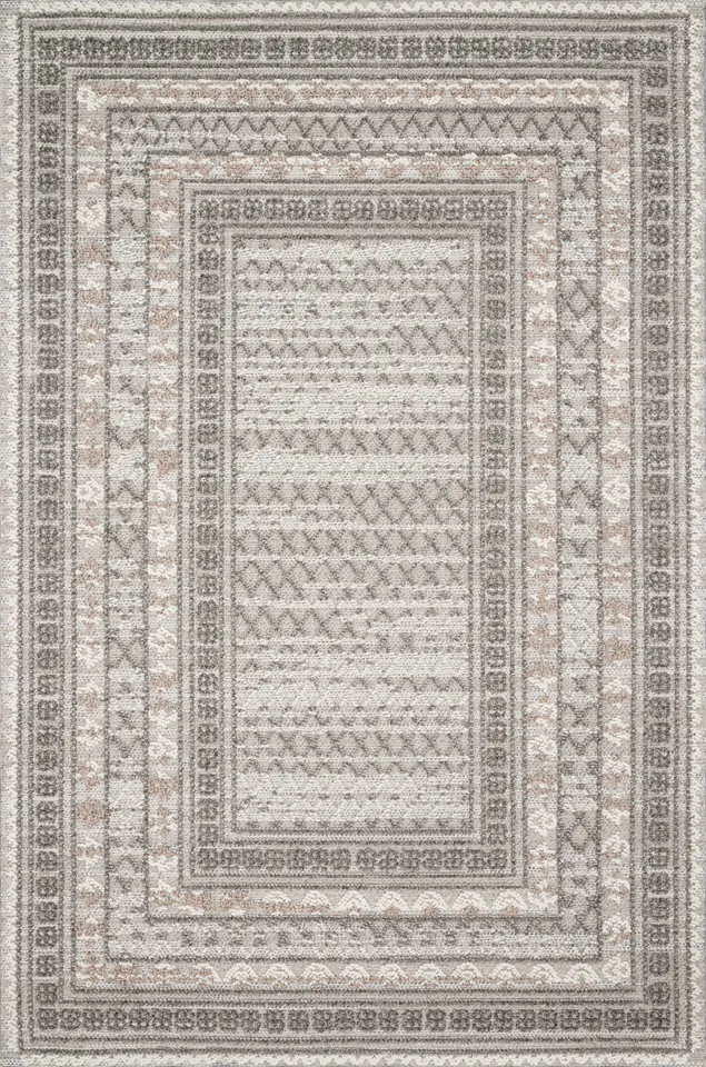 Loloi Cole Grey / Multi 18" x 18" Sample