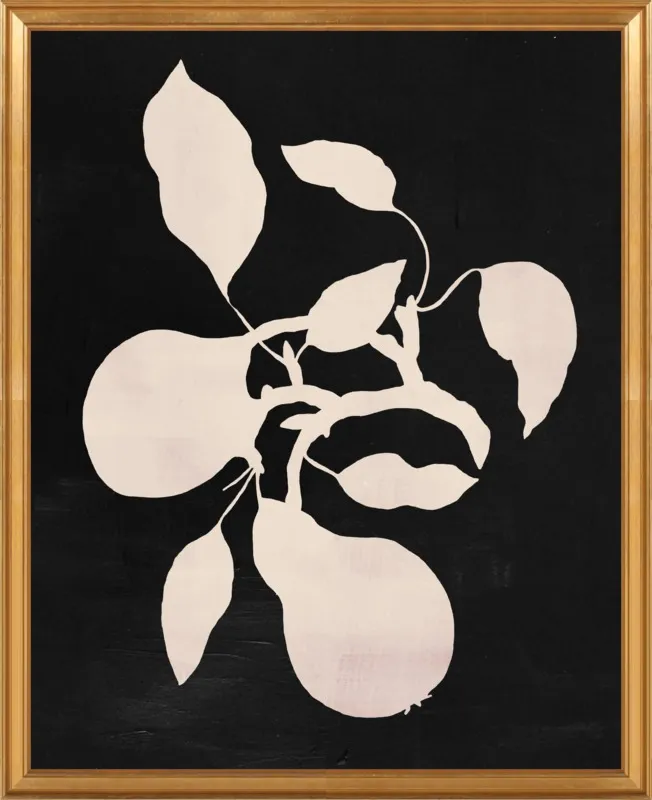 pears black and white by Ruti Shaashua for Artfully Walls