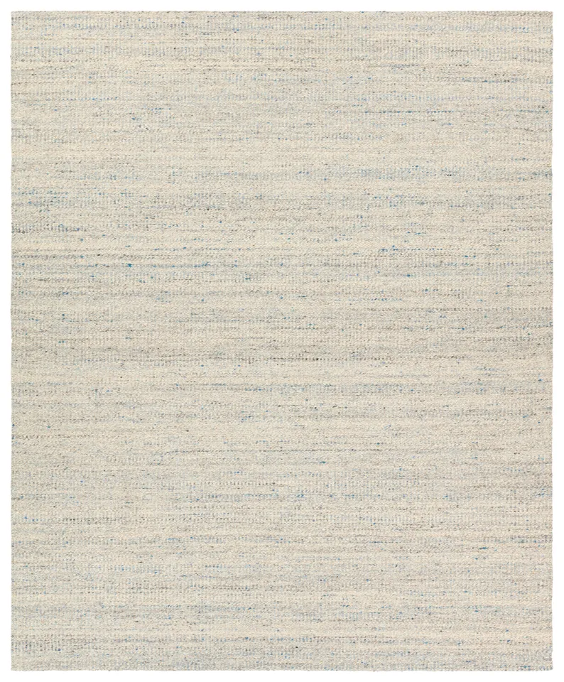 Sitari MLR03 Handwoven Solid Gray/Ivory Runner (3'X10')