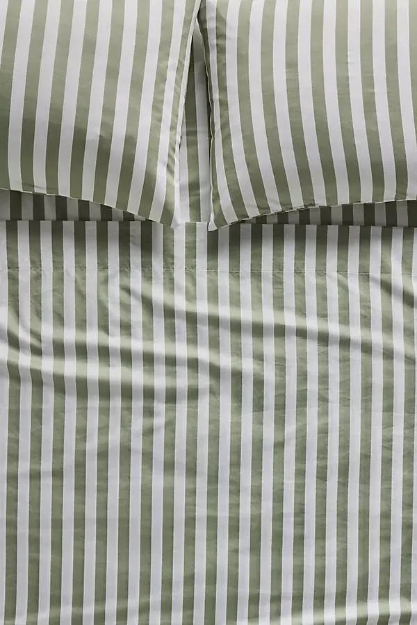 Organic Cotton Sateen Printed Sheet Set by Maeve
