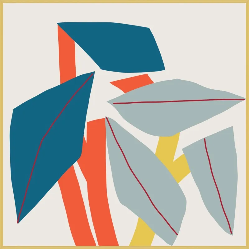 Colourful leaves by Jessica Nielsen for Artfully Walls