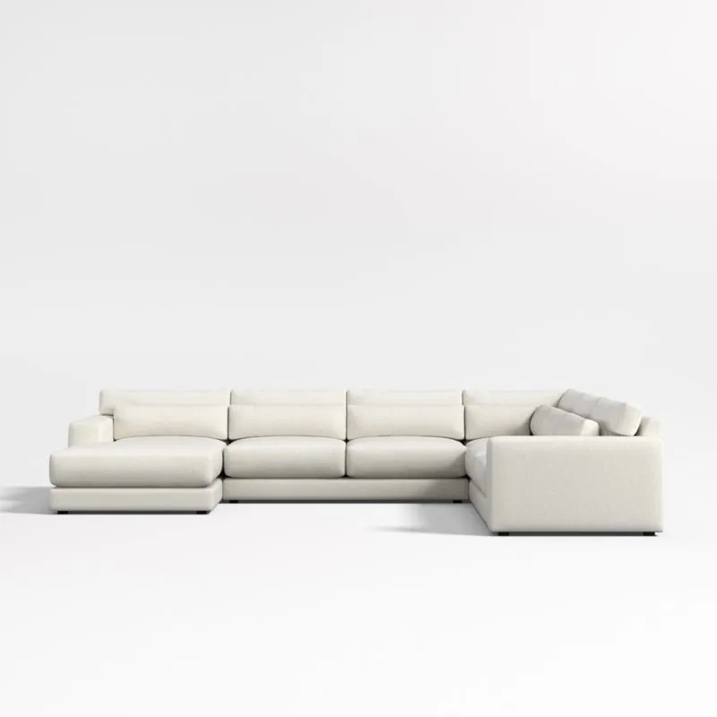 Retreat 4-Piece L-Shaped Sectional Sofa with Chaise Lounge