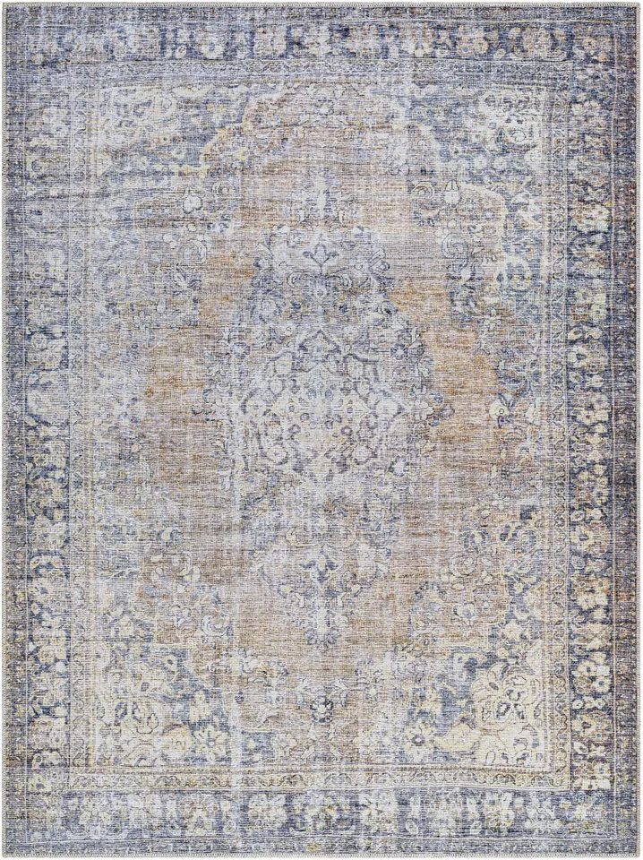Darling Brown Indoor 2'7" x 7'3" Machine Woven Rug