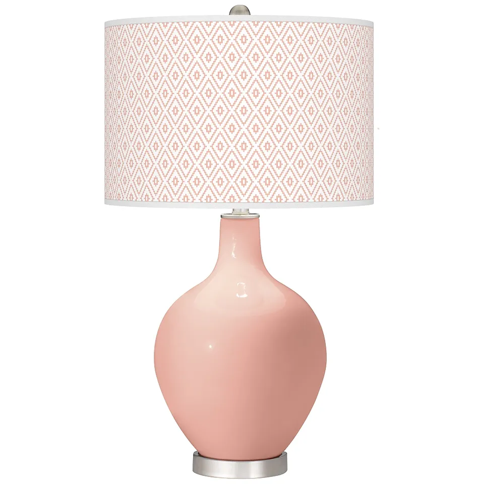 Rustique Diamonds Ovo Table Lamp