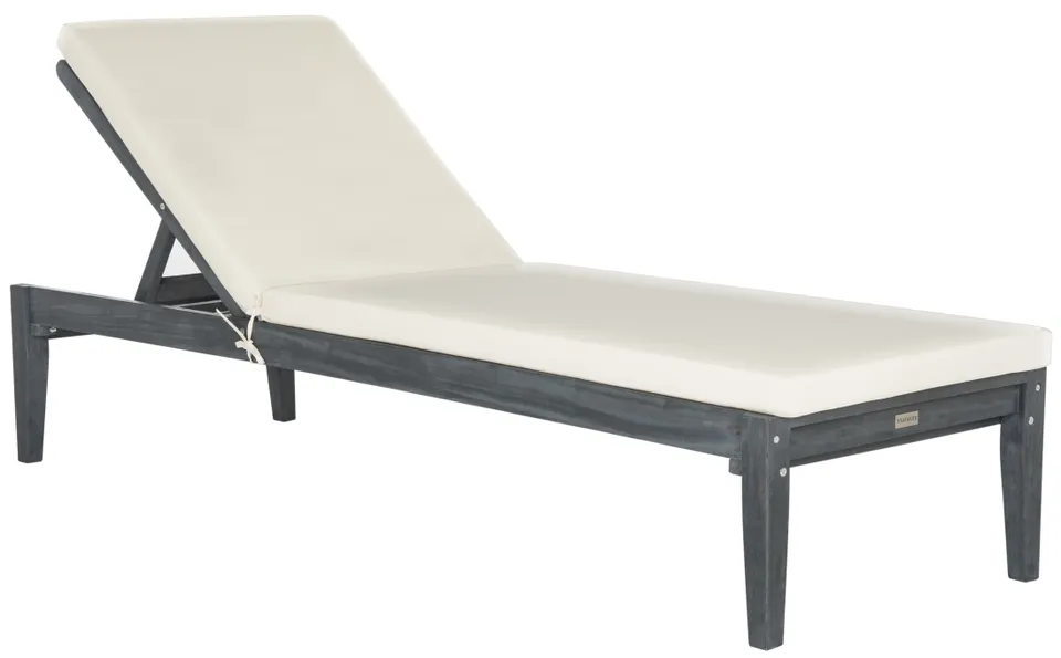Azusa Sunlounger - Ash Gray/Beige