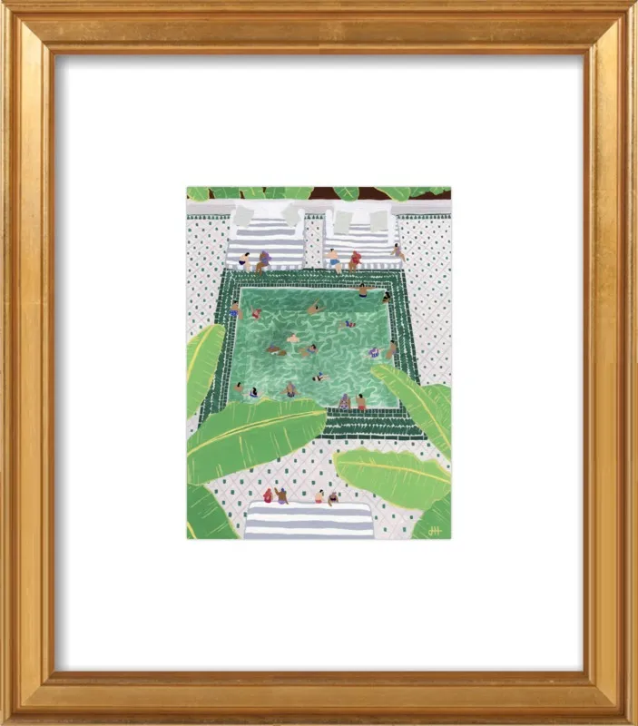 Green Riad by Joanne Ho for Artfully Walls