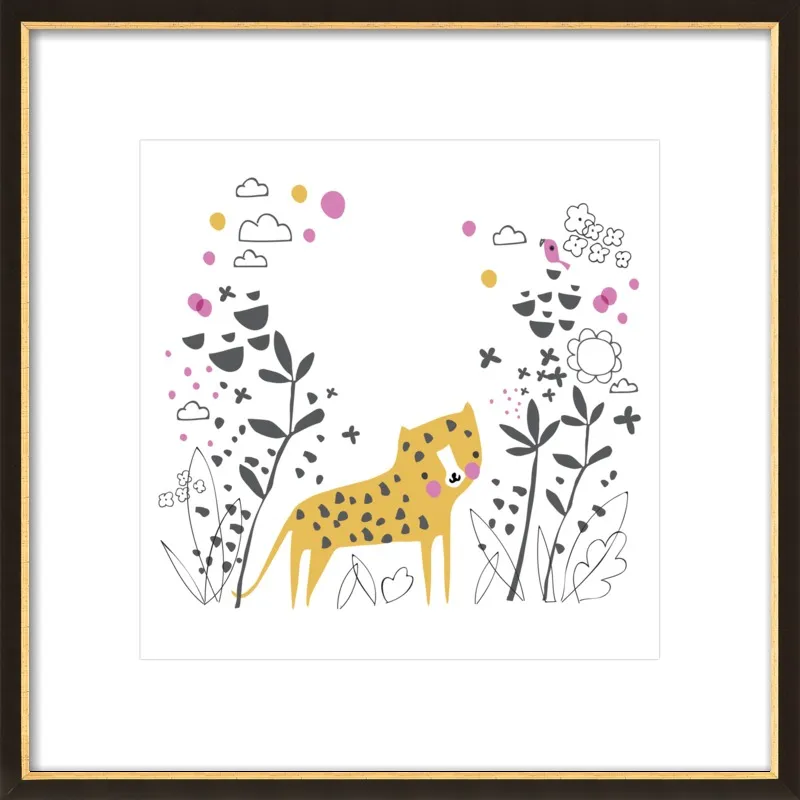 Little jungle leopard by Lizzie Mackay for Artfully Walls