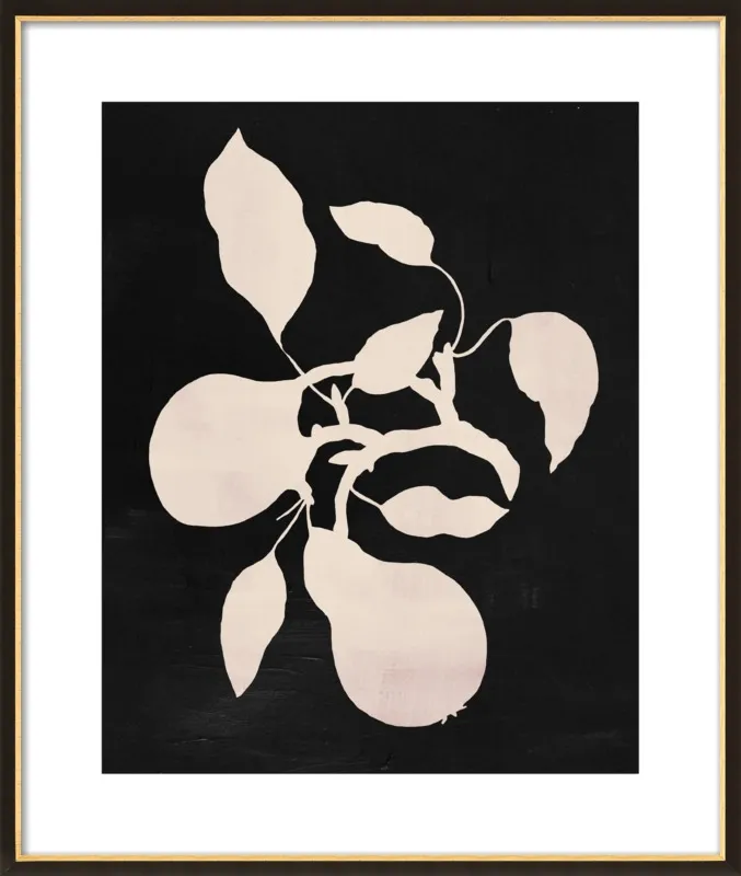 pears black and white by Ruti Shaashua for Artfully Walls