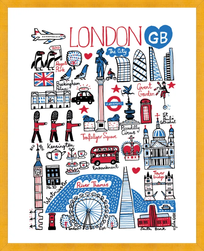 London by Julia Gash for Artfully Walls