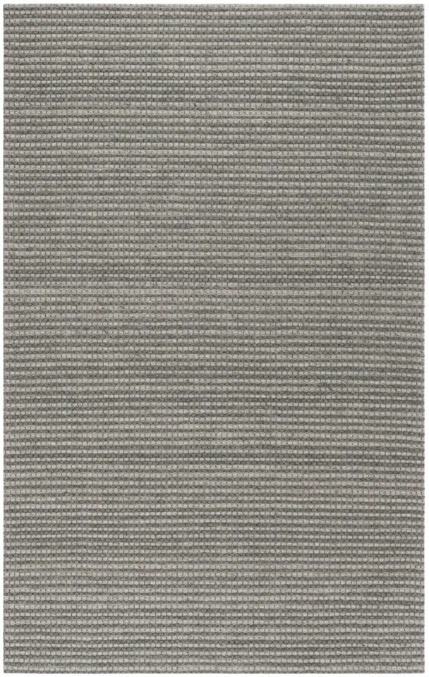 Arlo Home Hand Woven Area Rug, NAT801H, Silver/Ivory,  5' X 8'
