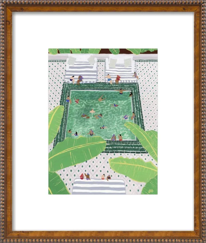 Green Riad by Joanne Ho for Artfully Walls