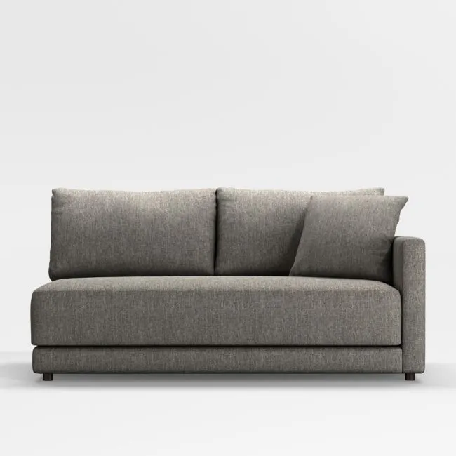 Gather Deep Right-Arm Apartment Bench Sofa Sectional Piece