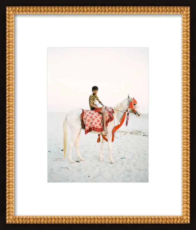 Boy on Horse by Andrew Jacona for Artfully Walls