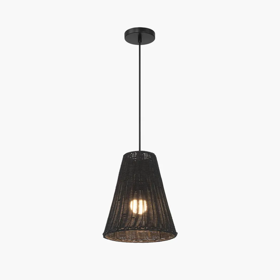 Sonoma Pendant, Black, 10.25"