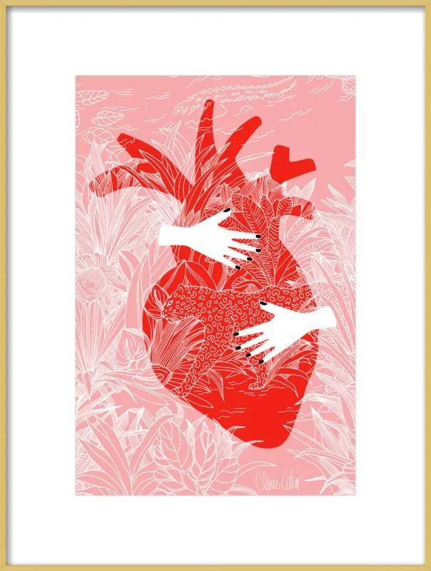 REFUGE ROSE by Claire Colin for Artfully Walls