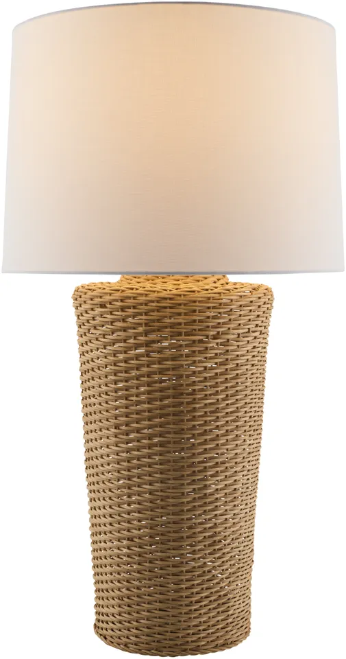 Allura  Natural 30"H x 16"W x 16"D Accent Table Lamp