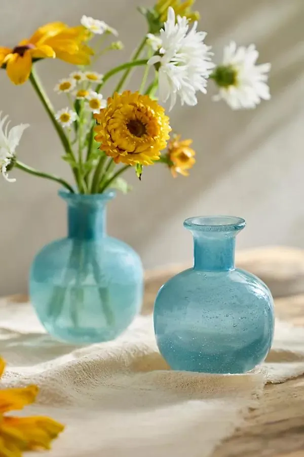 Colorful Glass Bud Vase