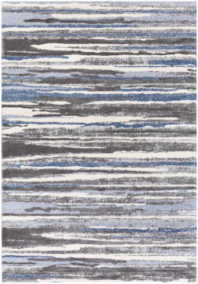 Cielo Gray Indoor 2' x 2'11" Machine Woven Rug