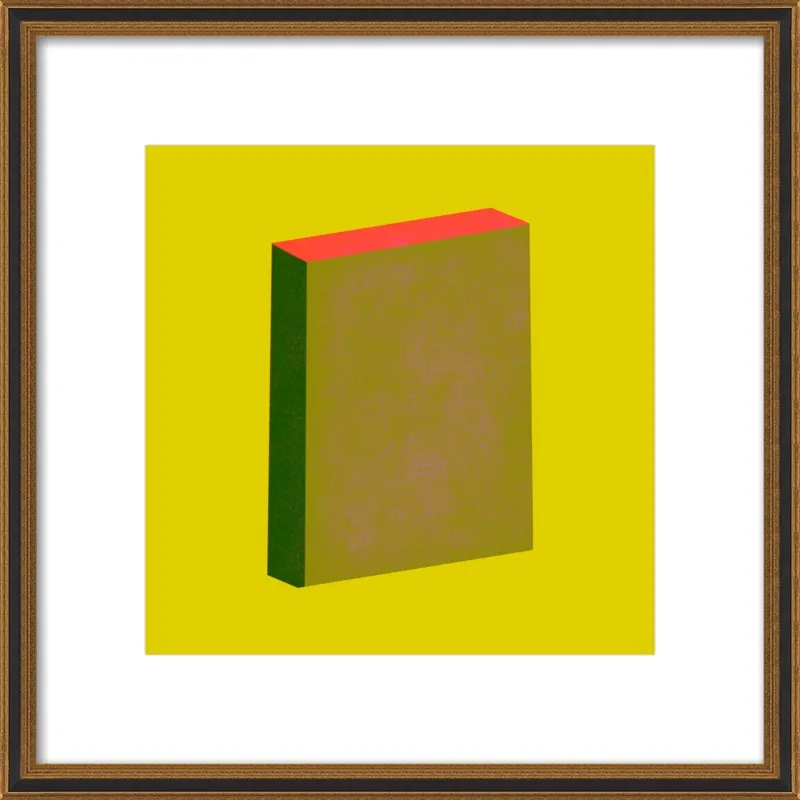 Color Books 4, Olive, Forest, Hot Red & Pear Green by Jessica Poundstone for Artfully Walls