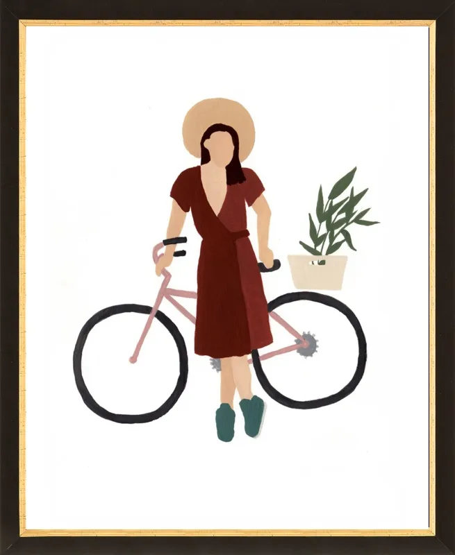 Biking Beauty by Taylor Ann for Artfully Walls