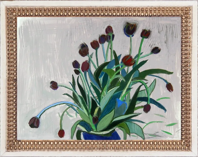 queen of the night tulip by Liz Innvar for Artfully Walls