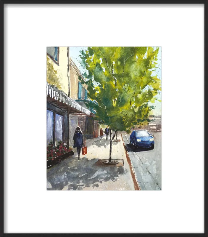 Shops in Laguna by Lauren Dusing for Artfully Walls