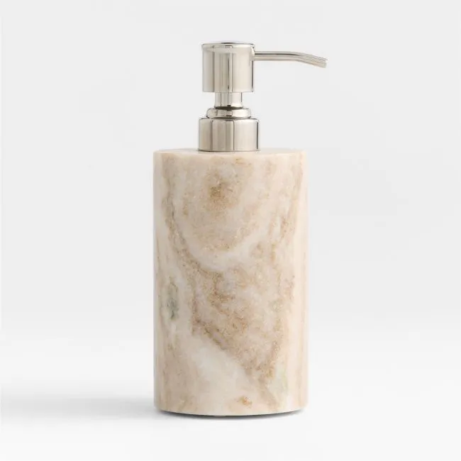 Tuscan Beige Marble Soap Pump