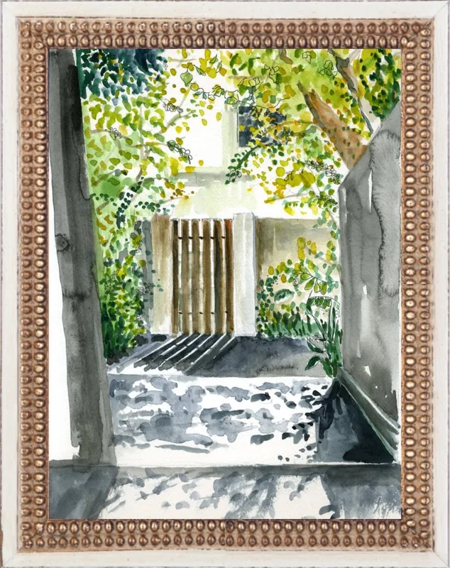 Garden Gate by Miri Eshet for Artfully Walls