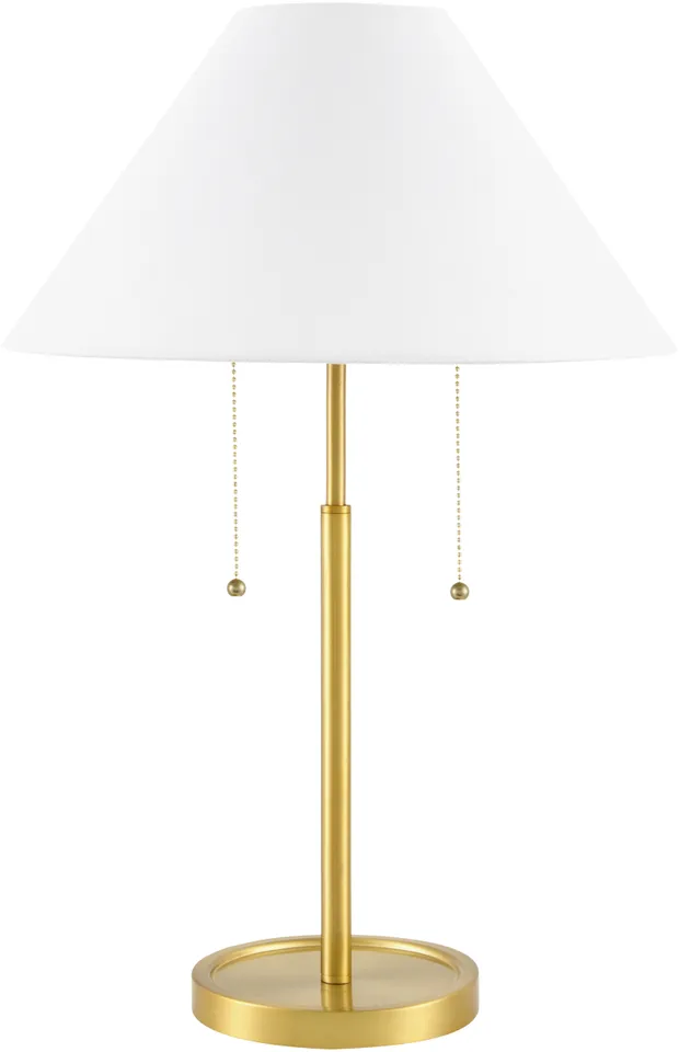 Infanta  Electroplated 22"H x 16"W x 16"D Accent Table Lamp